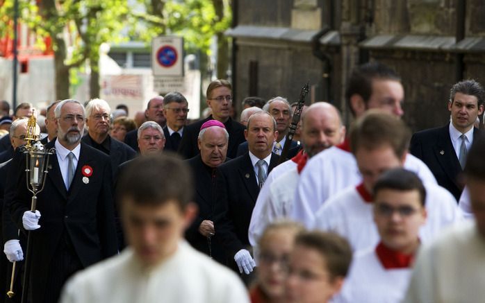 Rooms-katholieke processie in Maastricht. - Foto ANP