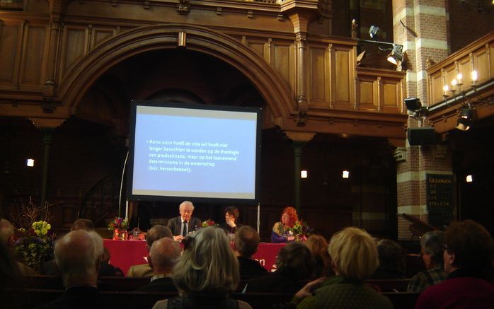 Remonstranten houden beraadsdag in Rotterdam. Foto ANP