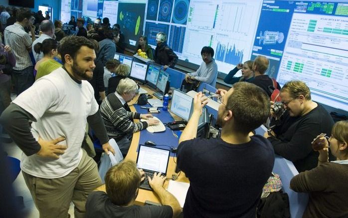 De deeltjesversneller van het CERN. - Foto EPA