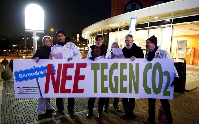 Protest in Barendrecht. Foto ANP