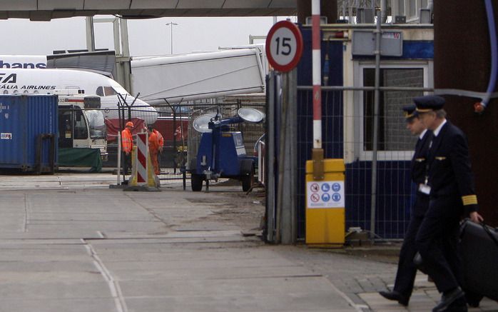 De beveiliging op Schiphol-Oost werd aangescherpt na de uitzending van Stegeman. Foto ANP