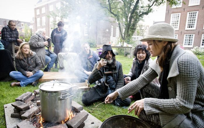 AMSTERDAM – De gemeentelijke ombudsman heeft de gemeente Amsterdam op de vingers getikt voor onjuiste voorlichting over opvang van daklozen in het zogenoemde Instroomhuis. Foto ANP