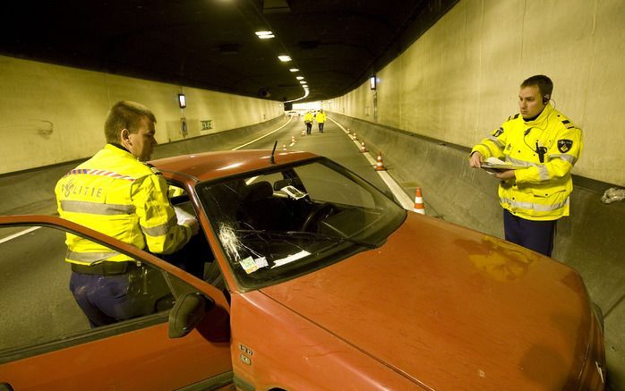 Politiecontrole. - Foto ANP