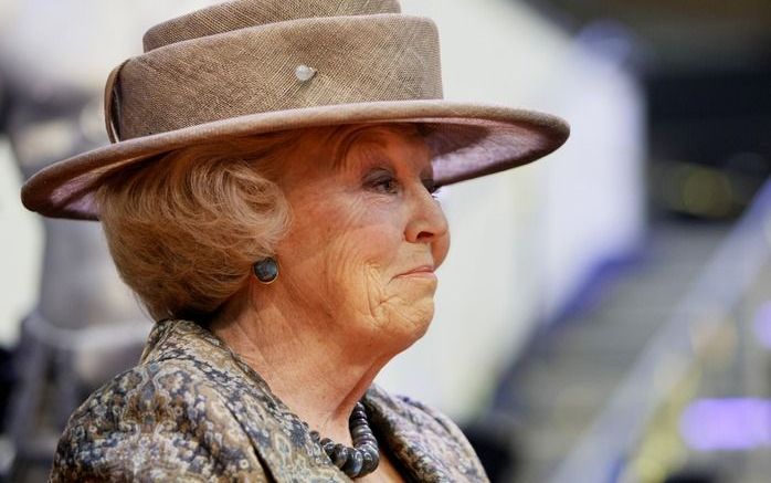 DEN HAAG – Koningin Beatrix is dinsdag 11 mei op de slotdag van de internationale conferentie tegen kinderarbeid in Den Haag. Foto ANP