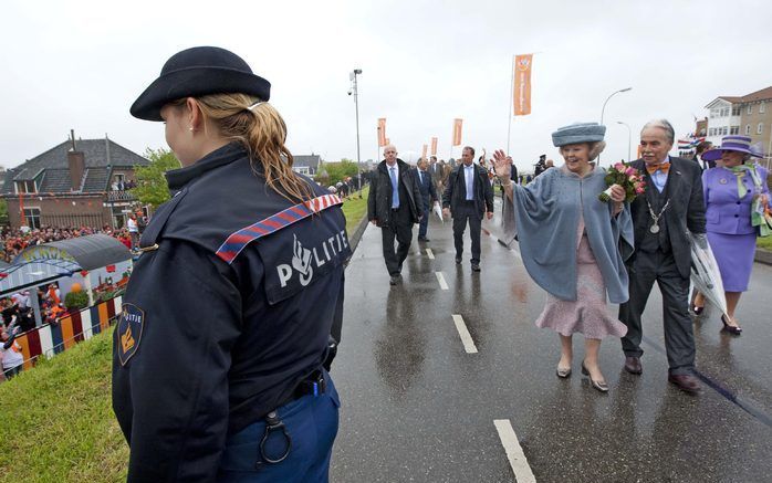 Natte Koninginnedag. Foto ANP