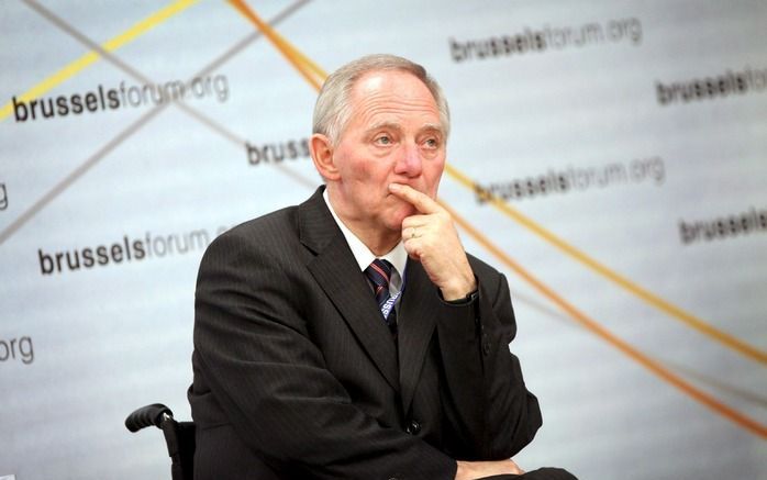 BRUSSEL/BERLIJN – De Duitse minister van Financiën Wolfgang Schäuble heeft zich zondag positief uitgelaten over de bezuinigingsmaatregelen die Griekenland zondag heeft aangekondigd. Foto EPA