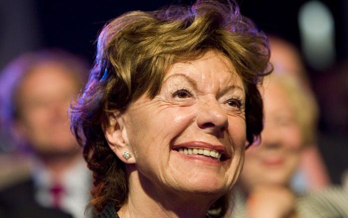 LUXEMBURG - EU–commissaris Neelie Kroes. Foto ANP