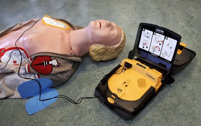 ODILIAPEEL – In Odiliapeel zijn vijf automatische externe defibrillatoren (AED’s) gestolen. Foto ANP