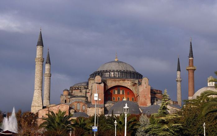 Hagia Sophia of Aya Sophia, moskee in Istanbul. Foto ANP