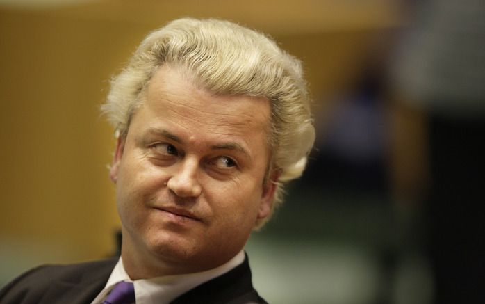 DEN HAAG - PVV-leider Wilders vindt de politieke ophef erg overdreven. Foto ANP