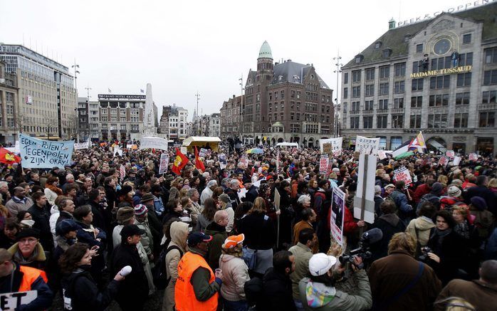 AMSTERDAM - Nederland Bekent Kleur organiseert op zaterdag op de Dam in Amsterdam een manifestatie tegen racisme en voor solidariteit tussen bevolkingsgroepen. Foto ANP