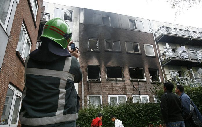 BEVERWIJK - Ruim 75 procent van de Nederlandse huishoudens heeft geen vluchtplan voor als er brand is. Foto ANP