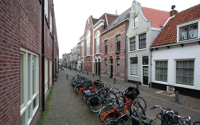 Vorige week dinsdag vond de laatste dienst in het gebouw van de gereformeerde gemeente aan de Parklaan in Haarlem plaats. Foto Jaap Sinke.