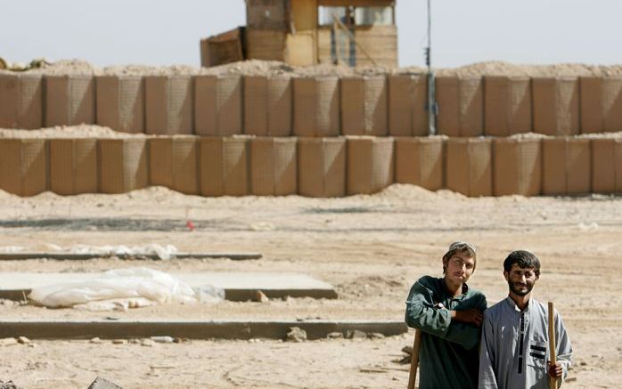 Australische eenheden hebben op Kamp Holland in de Afghaanse provincie Uruzgan een kapel gebouwd waarin onder meer kerkdiensten kunnen plaatshebben. Foto ANP