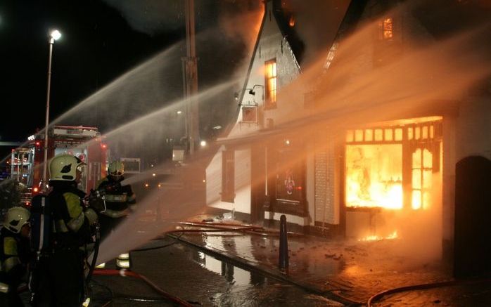 UTRECHT (ANP) – Door een brand in een stomerij aan de Dorpsstraat in Mijdrecht is in de nacht van vrijdag op zaterdag een 75-jarige man om het leven gekomen. Foto ANP