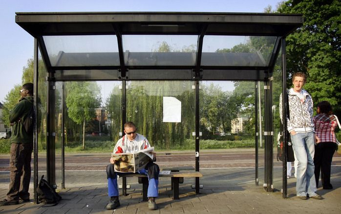 Net als vorige week wordt gestaakt in het openbaar vervoer. Foto ANP