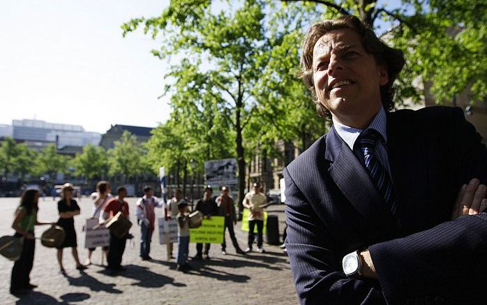 Minister Koenders van Ontwikkelingssamenwerking zei „gematigd optimistisch” over de uitkomst van de internationale donorconferentie. Foto ANP