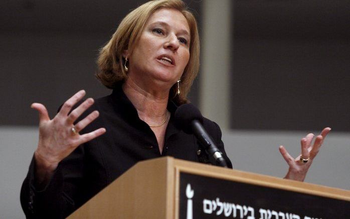 Livni neemt een harde houding aan ten opzichte van Iran. Foto EPA