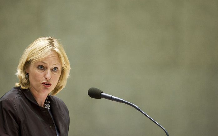 DEN HAAG - Bussemaker in debat in de Tweede Kamer. Foto ANP