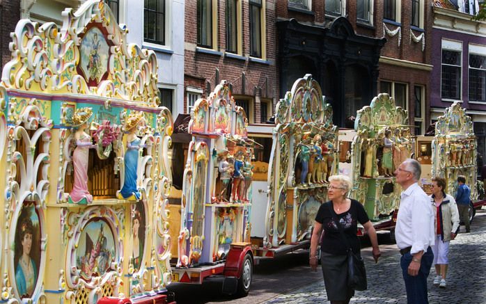 LEIDEN - Draaiorgels op de 10de Leidse Draaiorgeldag op 3 mei 2008. Foto ANP