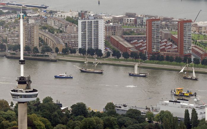 Het voorstel van een aantal linkse politici in Rotterdam om Gaza tot zusterstad van de Maasstad te bombarderen, leidt tot een storm van kritiek. Foto ANP