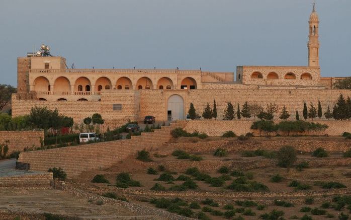 MARDIN – Het in het zuidoosten van Turkije gelegen Syrisch orthodoxe klooster Mar Gabriel. Koerdische dorpen in de omgeving eisen de landerijen van het klooster op. Foto Mar Gabriel