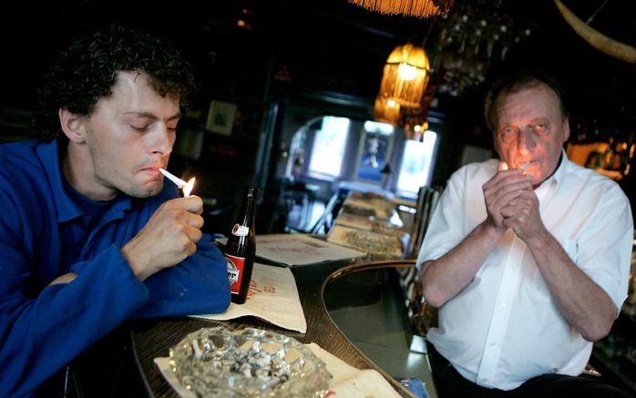 De Tweede Kamer houdt een spoeddebat over de handhaving van het rookverbod in de horeca. Foto ANP