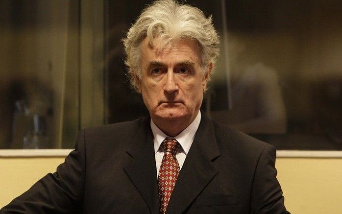 De voormalige Bosnisch-Servische leider en genocideverdachte Radovan Karadzic vindt dat hij te weinig tijd krijgt om zich voor te bereiden op zijn proces voor het Joegoslaviëtribunaal. Foto ANP