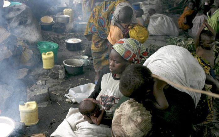 Gevreesd wordt dat de bevolking het slachtoffer wordt van de strijd in het gebied, die gepaard gaat met voedseltekorten en ziekten als cholera. Foto EPA