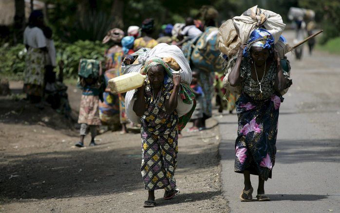 Blauwhelmen in de verscheurde Democratische Republiek Congo ondernamen niets tegen een massaslachting onder burgers. Dat stelt de mensenrechtenorganisatie Human Rights Watch (HRW) in een donderdag gepubliceerd rapport. Foto EPA