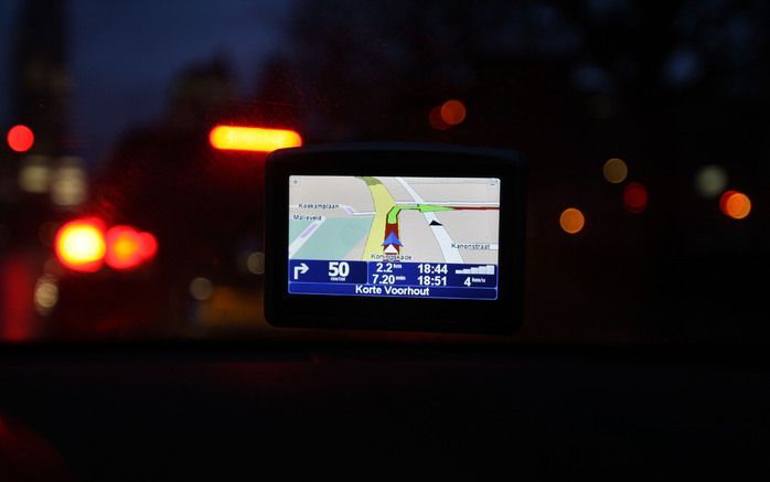 Het systeem HD Traffic&amp;IQ Routes van TomTom is in de prijzen gevallen. Foto ANP