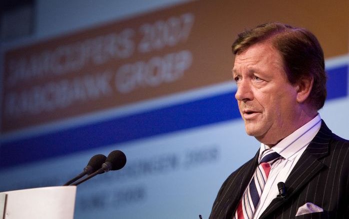 Bestuursvoorzitter Bert Heemskerk van de Rabobank. Foto ANP