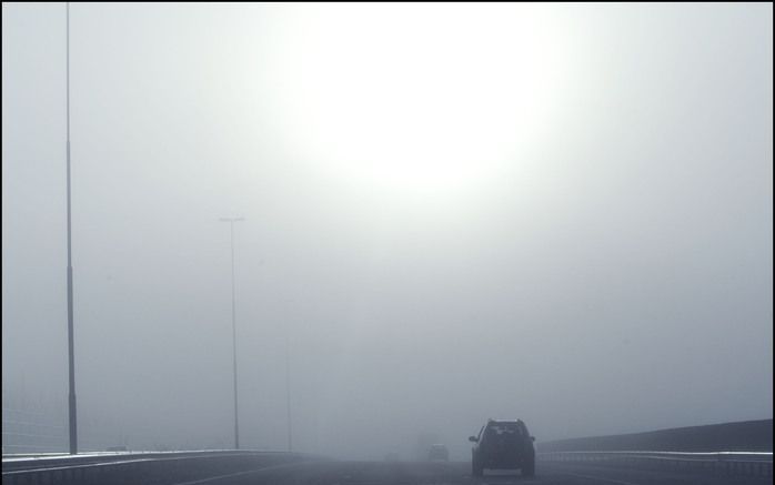 Op veel Belgische snelwegen geldt vanaf dinsdagmorgen een snelheidsbeperking wegens smog. Foto EPA