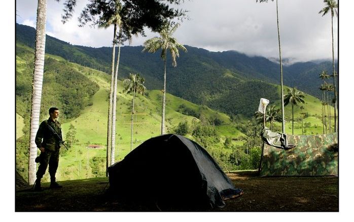 De Nederlandse Liduine Zumpolle is een doelwit van de Colombiaanse guerrillabeweging FARC. Het zint de FARC niet dat Zumpolle de belangen behartigt van rebellen die de wapens hebben neergelegd of dat willen doen. Foto ANP