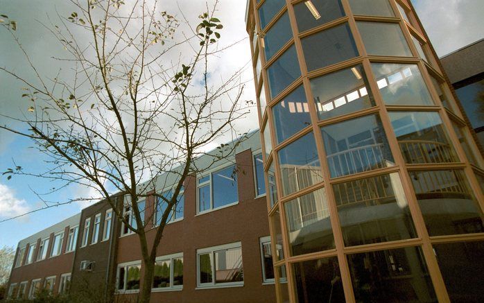 Het gebouw van het Calvijn College te Goes. foto Wim van Vossen