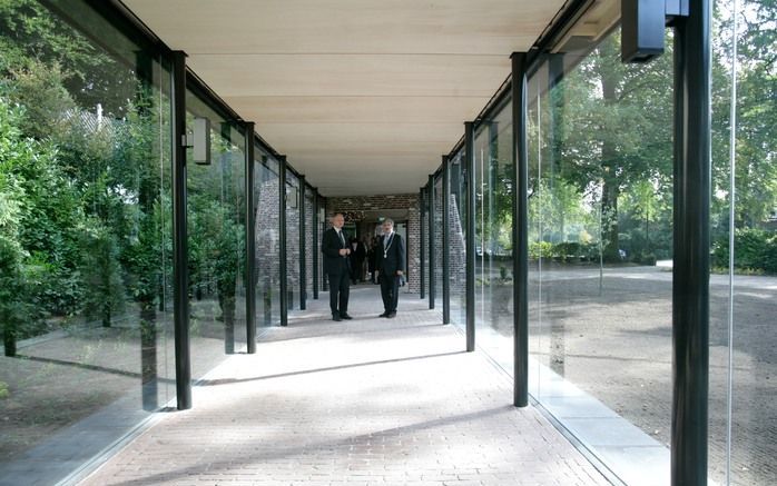 Corridor van de Theologische Universiteit Apeldoorn. Foto Sjaak Verboom