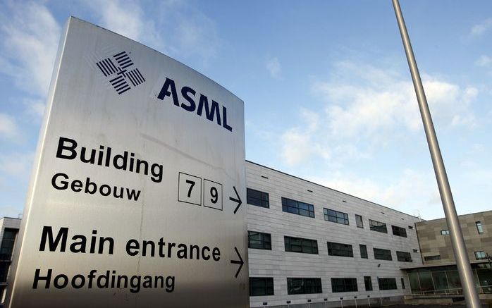 VELDHOVEN - Nettoverlies voor chipmachinefabrikant ASML. Foto ANP