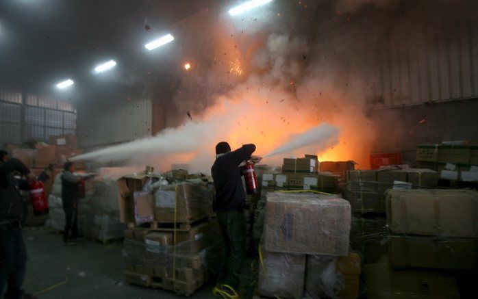 Frankrijk heeft de aanval van Israël op het VN–kantoor, ziekenhuizen en een gebouw waar de internationale pers is gevestigd, inmiddels streng veroordeeld. Foto EPA