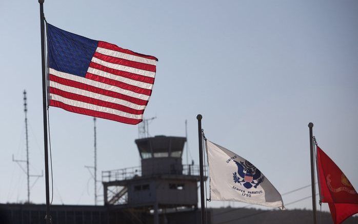 Obama heeft al tijdens zijn eerste dag als president actie ondernomen tegen de procedures op marinebasis Guantanamo Bay. Foto EPA