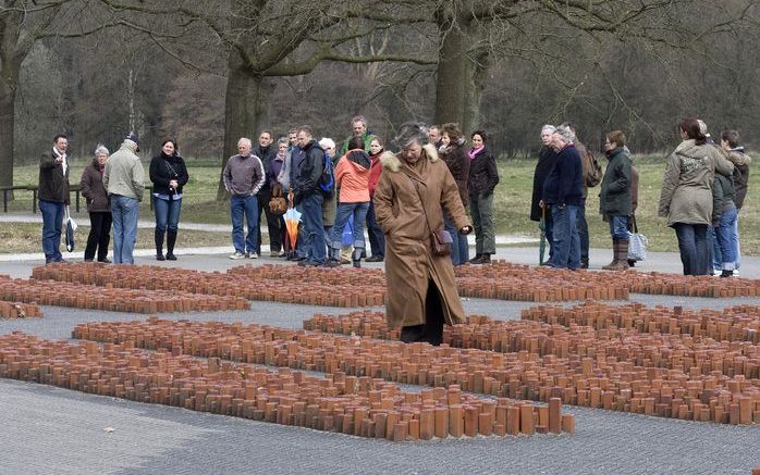 Het Herinneringscentrum Kamp Westerbork bij Hooghalen heeft vorig jaar 120.000 bezoekers gehad. Foto ANP