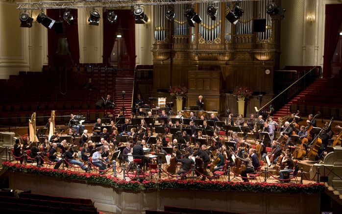 Op het Koninklijk Concertgebouworkest, onlangs uitgeroepen tot het beste orkest ter wereld, moeten we zuinig zijn. Foto ANP