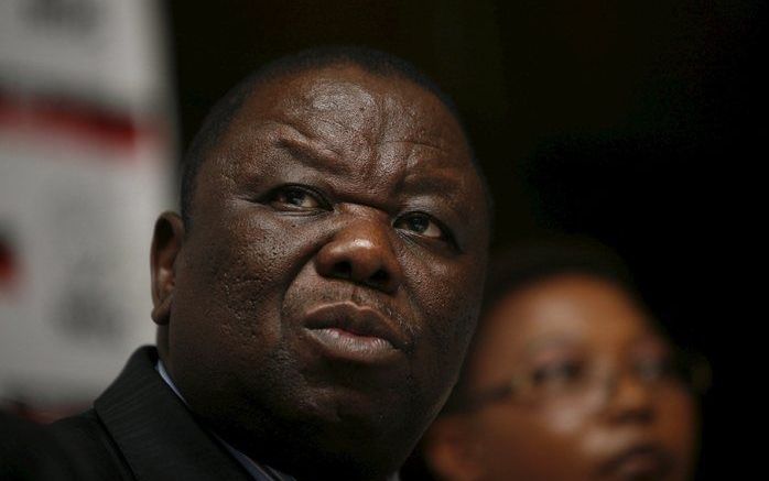 HARARE - De nieuwe premier Morgan Tsvangirai. Foto EPA