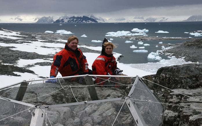 Prins Willem-Alexander en prinses Màxima zijn op 6 maart opnieuw in de ban van de pool. Ze zijn dan in Middelburg aanwezig bij de officiële afsluiting van het International Polar Year. Foto ANP