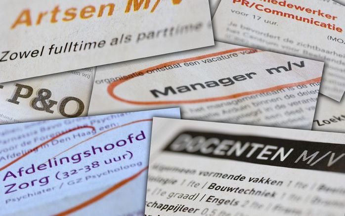 Ook in slechte economische tijden biedt de arbeidsmarkt nog kansen. Foto ANP