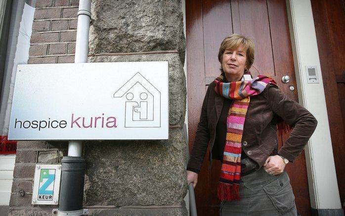 Hospicedirecteur Corry van Tol: „Laten we hoop putten uit alles wat we in tien tot vijftien jaar in de palliatieve zorg hebben bereikt.” Foto RD, Henk Visscher