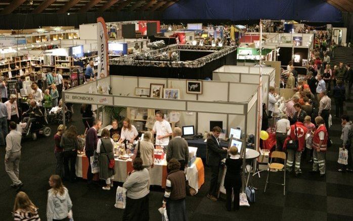 De Lees &amp; Luister Beurs, vorig jaar in Zwolle. Foto Sjaak Verboom