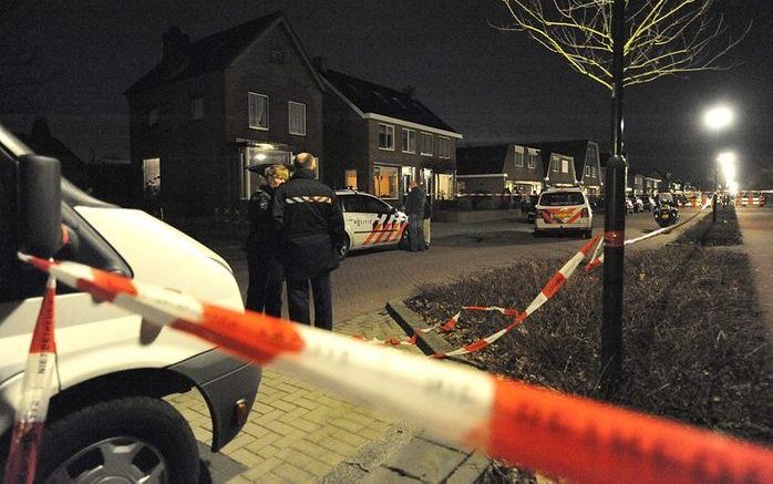 In Veenendaal is een nog onbekende man doodgeschoten. Foto Paul J. H. Groeneveld