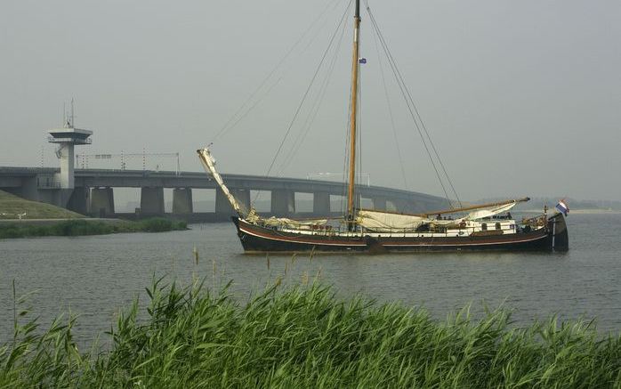 Oorzaak van files rond de Ketelbrug zijn de uitgelopen onderhoudswerkzaamheden aan de brug. Foto ANP