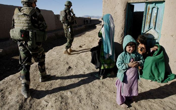 Militairen in Uruzgan. Foto EPA