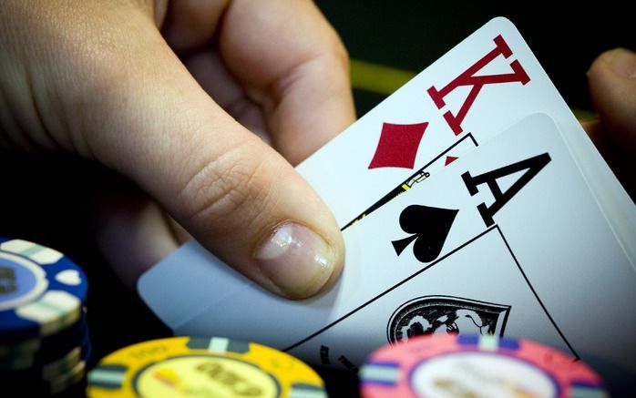 De organisatoren van een pokertoernooi voor studenten dreigen vervolgd te worden als ze doorgaan met hun activiteiten. Foto ANP